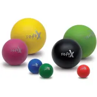 softX® Bälle mit Haut, grün | ca. Ø 16 cm
