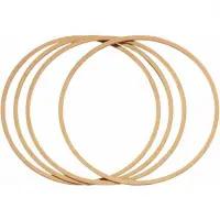Gymnastikreifen aus Holz ca. Ø 70 cm