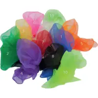 Jongliertücher aus Chiffon lila
