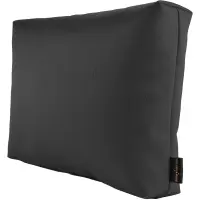 Massagekopfkissen mit Schaumstoff-Flocken 40 x 30 x 9 cm | Anthrazit