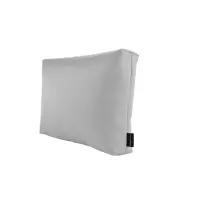 Massagekopfkissen mit Schaumstoff-Flocken 40 x 30 x 9 cm | Chrom