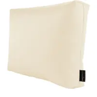 Massagekopfkissen mit Schaumstoff-Flocken 40 x 30 x 9 cm | Elfenbein