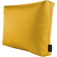 Massagekopfkissen mit Schaumstoff-Flocken 40 x 30 x 9 cm | Safran