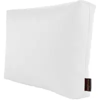 Massagekopfkissen mit Schaumstoff-Flocken 40 x 30 x 9 cm | Weiß