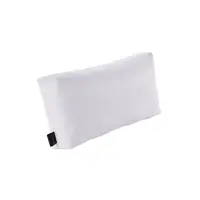 Massagekopfkissen mit Schaumstoff-Flocken 45 x 20 x 9 cm | Weiß