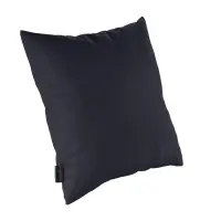 Kopfkissen mit Schaumstoff-Flocken 40 x 40 cm | Schwarz