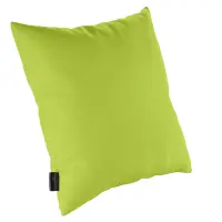 Kopfkissen mit Schaumstoff-Flocken XXL - 80 x 80 cm | Grasgrün