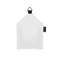 Sandsack mit Ring 3,0 kg - ca. 37 x 25 cm | weiß