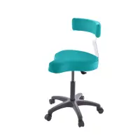 Sattelsitzhocker mit Rückenlehne 