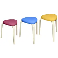 Hocker aus Holz mit Polsterung, Sitzhöhe: 45 cm
