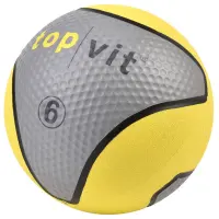 top | vit® medizin.bälle - Ausstellungsstück 6,0 kg, neongelb, ca. Ø 29 cm