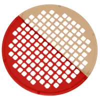 Power Web® Combo Ø 36 cm, 2 in 1, in 4 verschiedenen Ausführungen beige/rot - extra leicht/mittel