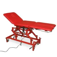 Therapieliege 4-tlg., Elektrik, mit 2-geteiltem Fußteil und neuem Polster