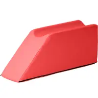 Lymphdrainagekeile mit einer Beinmulde, 75x22x30 cm | Kirsch