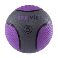 top | vit® medizin.bälle 5,0 kg, lila, ca. Ø 23 cm