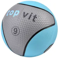 top | vit® medizin.bälle - Ausstellungsstück 9,0 kg, hellblau, ca. Ø 29 cm