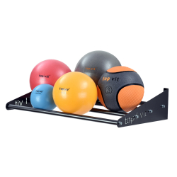 top | vit® Wandhalterung, ca. 65 cm 4 Ablagestangen | anthrazit