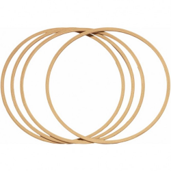 Gymnastikreifen aus Holz ca. Ø 70 cm