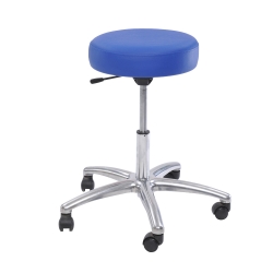 Polsterhocker mit Aluminium-Fußkreuz (45-60 cm) Atoll