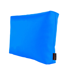 Massagekopfkissen mit Schaumstoff-Flocken 40 x 30 x 9 cm | Eisblau