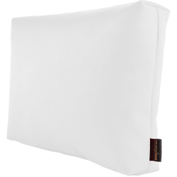 Massagekopfkissen mit Schaumstoff-Flocken 40 x 30 x 9 cm | Weiß