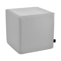 Lagerungswürfel mit Styroporkern 30x30x30cm | Chrom