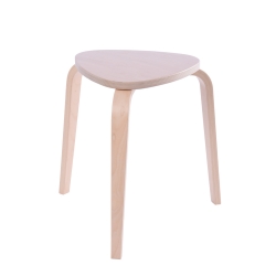 Hocker aus Holz, stapelbar, Sitzhöhe: 45 cm 