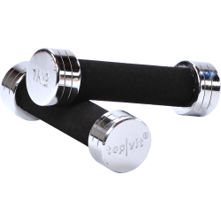 top | vit® chrom.dumbbell 1,0 kg | Stück