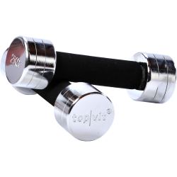 top | vit® chrom.dumbbell 2,0 kg | Stück