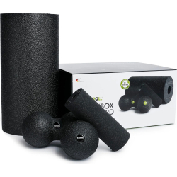 BLACKROLL® BLACKBOX STANDARD, 4er SET inkl. Übungskarte und DVD 
