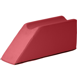 Lymphdrainagekeile mit einer Beinmulde, 75x22x30 cm | Bordeaux
