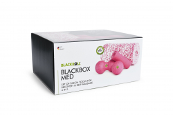 BLACKROLL® BLACKBOX MED, 4er SET inkl. Übungskarte und DVD 