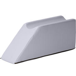 Lymphdrainagekeile mit einer Beinmulde, 75x22x30 cm | Chrom