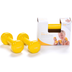 top | vit® dumb.bell 1,5 kg - gelb