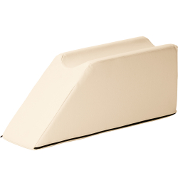 Lymphdrainagekeile mit einer Beinmulde, 75x22x30 cm | Elfenbein