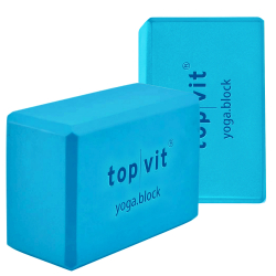 top | vit® yoga.block 23 x 15 x 10 cm | hellblau