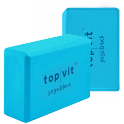top | vit® yoga.block 23 x 15 x 7,5 cm | hellblau