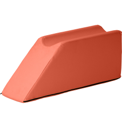 Lymphdrainagekeile mit einer Beinmulde, 75x22x30 cm | Karneol