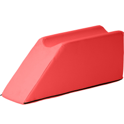 Lymphdrainagekeile mit einer Beinmulde, 75x22x30 cm | Kirsch