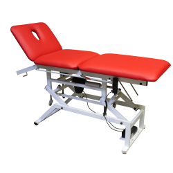 Massageliege 3-tlg., Elektrik, mit neuem Motor u. Strombox 