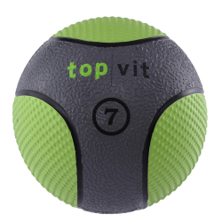 top | vit® medizin.bälle 7,0 kg, grasgrün, ca. Ø 29 cm