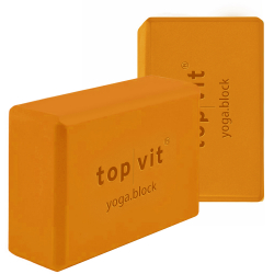 top | vit® yoga.block 23 x 15 x 7,5 cm | orange