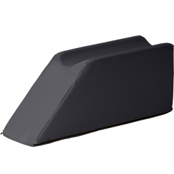 Lymphdrainagekeile mit einer Beinmulde, 75x22x30 cm | Schwarz