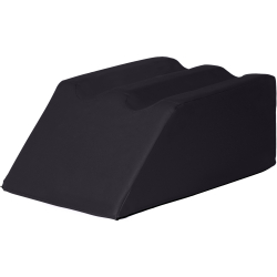 Lymphdrainagekeile mit zwei Beinmulden, 75x50x30 cm | Schwarz