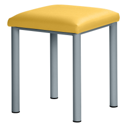 Therapiehocker eckig 55 cm | Silber | Mais