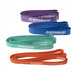 TheraBand® High Resistance Band 4er Set, leicht-schwer, 