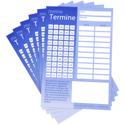 pader.terminzettel XXL mit Durchschlag 