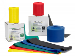 TheraBand® Latexfrei Übungsband, ca. 22,85 m x 10,5 cm 