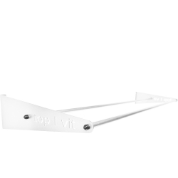 top | vit® Wandhalterung, ca. 180 cm 2 Ablagestangen | weiß