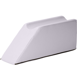 Lymphdrainagekeile mit einer Beinmulde, 75x22x30 cm | Weiß